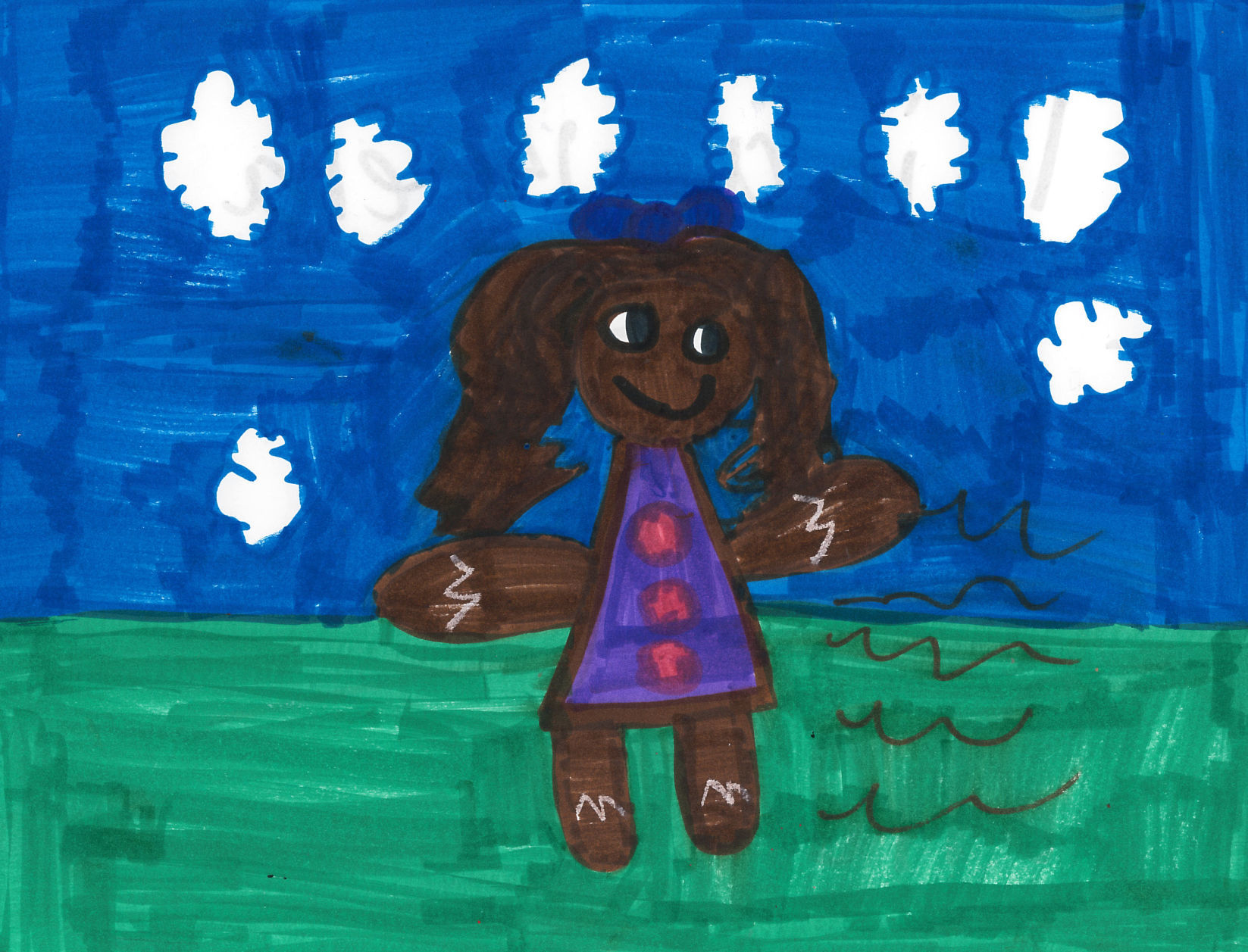 Keera King, grade 2, Irving